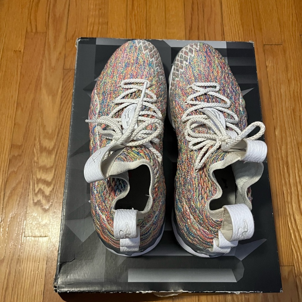 Lebron 15 - Used - Men’s 11.5 - With Box - Multicolour